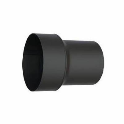 Szűkítő füstcsőhöz fekete, átmérő: 150-120mm, hosszúság: 180mm, lemez vastagság: 1,5mm