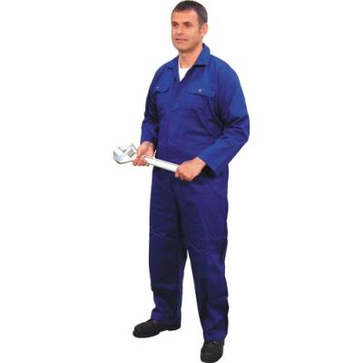 Poliészter - pamut overál királykék 46/48 XL