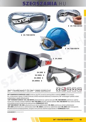 3M T-N-WEAR cserefólia Fahrenheit szemüveghez, 1 set