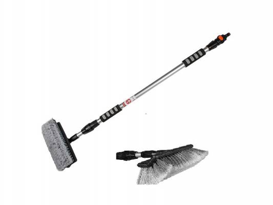 Autómosó kefe 170 cm teleszkópos nyél, csatlakozó