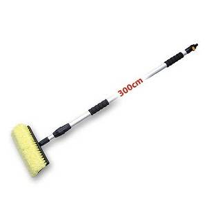 Autómosó kefe 300 cm teleszkópos nyél, csatlakozó (K8)