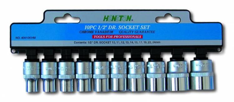 Kulcs készlet HONITON, 1/2col, 10-24mm, 10 db-os