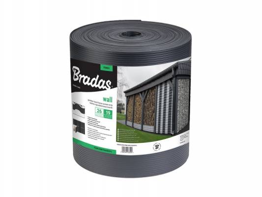 Kerítés és erkélyszalag 19cm x 26m, 1200g/m2, sötét grafit RAL7021