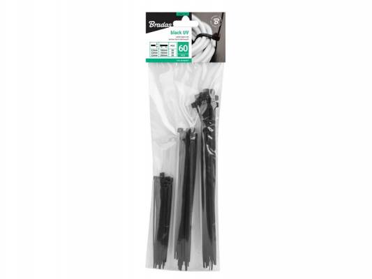 Kábel kötegelő 2,5x100mm 20 db,36x150mm 20 db, 3,6x200mm 20 db fekete