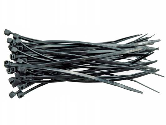Kábel kötegelő 8,8 x 400mm UV fekete 100 db
