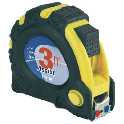 Gumírozott, mágneses 3 stoppos mérőszalag 5mx19mm EXTOL PREMIUM