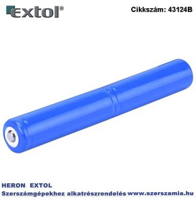 Pót akkumulátor 3,7V Li-ion, 43124 lámpához 4000mAh