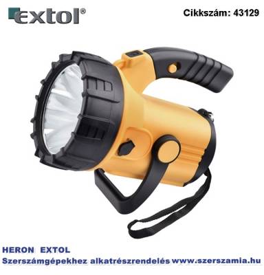 LED lámpa, 10W CREE XML, 500Lm előre, fókuszált fény, 3W COB LED - 300lm oldalra, szórt fény, beépített Li-ion akku