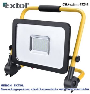 Led lámpa, hordozható reflektor állvánnyal, 50W 4500 lm, ip65, 230V/50Hz, 2,6kg + AJÁNDÉK