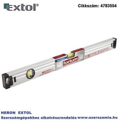 Vízmérték 0,5 mm/m pontos alu., elektronikusan kalibrált libella Fortum 1500 mm