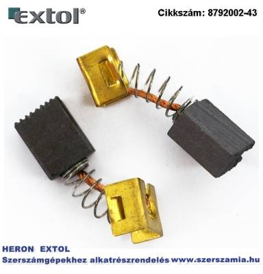 Szénkefe, 5,9 x 8,9 x 10,9 mm, 8792002 sarokcsiszoló géphez, 2db