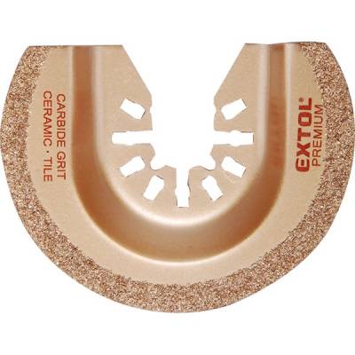Körszegmens csiszolófej, 66mm, vídia szemcse, habarcs, kerámia, pórusbeton, 417200, 417220 géphez EXTOL PREMIUM