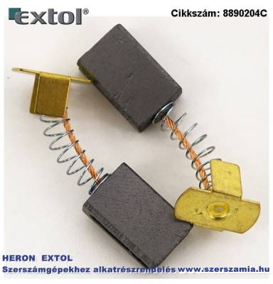 Szénkefe, 5,9 x 10,9 x 17 mm 889020 ütvefúró véső géphez, 2db