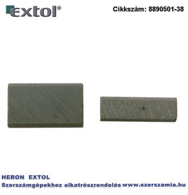 Szénkefe, 4,8 x 8,8 x 17,7 mm 8890501 csavarbehajtó géphez 500 W, 2db