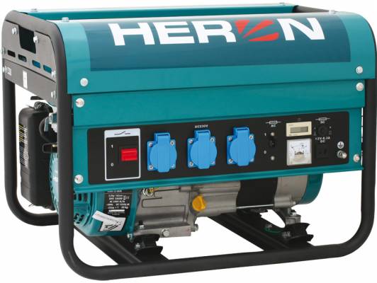 HERON Benzinmotoros áramfejlesztő, max 2300 VA, egyfázisú egm-25 avr