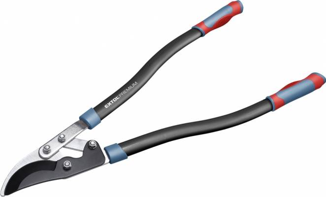 Ágvágó olló, mellévágó, tapadásmentes él, max.45mm vágás, ellipszis ALU nyél, gumírozott fogantyú, 730 mm