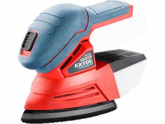 Akkus delta csiszoló, Share20V, 20V, Li-ion, AKKU és TÖLTŐ NÉLKÜL, 123×95 mm, ford.: 11.000 f/perc