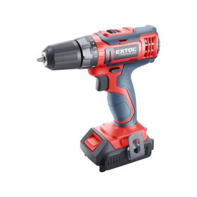 Akkus fúró csavarozó, 20V, Li-ion, 2db akku, 1db töltő, 1500 mAh, 28Nm