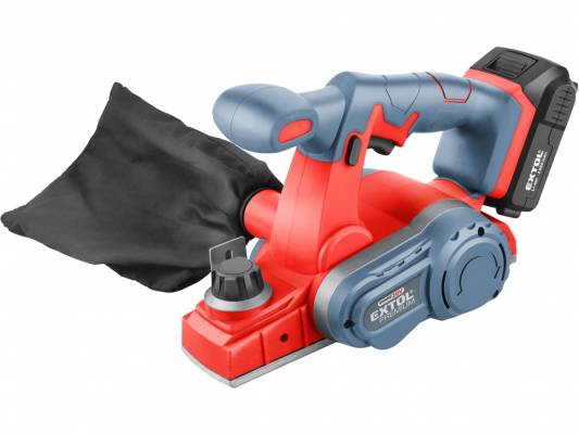 Akkus gyalugép, Share20V, 20V, Li-ion, 1db akku, 1db töltő, 2000 mAh, 10.000 ford/perc, kés: 60 mm, mélység: 0-1,25 mm