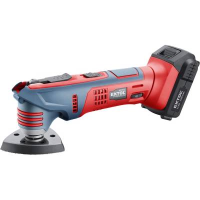 Akkus multifunkciós szerszámgép, 20V, Li-ion, 1db akku, 1db töltő, 2000 mAh, fordulatszám: 3.000 f/perc