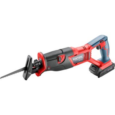 Akkus szablyafűrészgép, 20V, Li-ion, 1db akku, 1db töltő, 2000 mAh, 0-3000 ford/perc + AJÁNDÉK