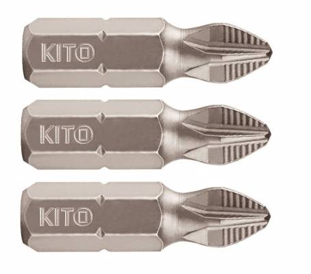 Behajtóhegy PH, 3 db, S2 acél, PH 2×25mm, ACR, bliszteren