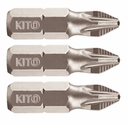 Behajtóhegy PZ, 3 db, S2 acél, PZ 2×25mm, ACR, bliszteren