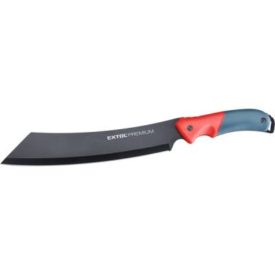 Bozótvágó kés (machete), ívelt rozsdamentes acél penge