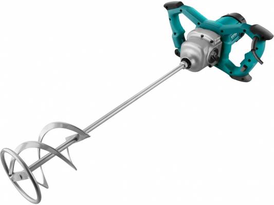 Elektromos festék- és habarcskeverő gép (mixer) 1800W, M14 menet, lágy indítás, ford I=180-400/min, II=300-700/min