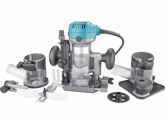 Felsőmarógép, 710W, többfunkciós, befogás: 6/8mm + AJÁNDÉK