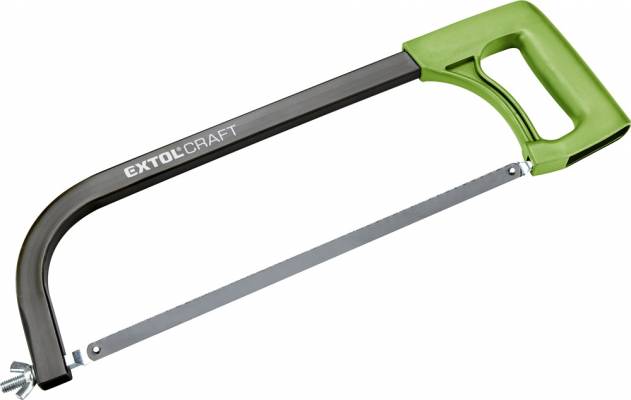 Fémfűrész 300 mm, ABS műanyag nyél, téglalap keresztmetszetű csőváz, fűrészlap: 12col / 24T