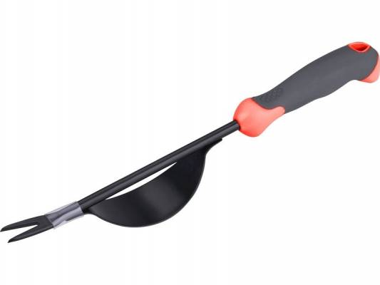 Gyomkiszedő, fém, 36 cm, erősítéssel, , műanyag/TPR nyél