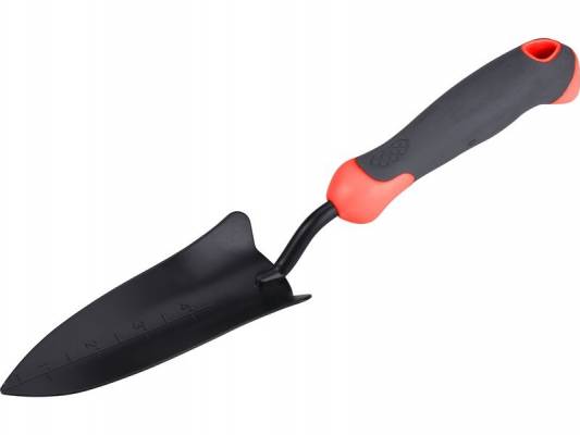 Kerti lapát/ásó fém, keskeny, 33 cm, műanyag/TPR nyél