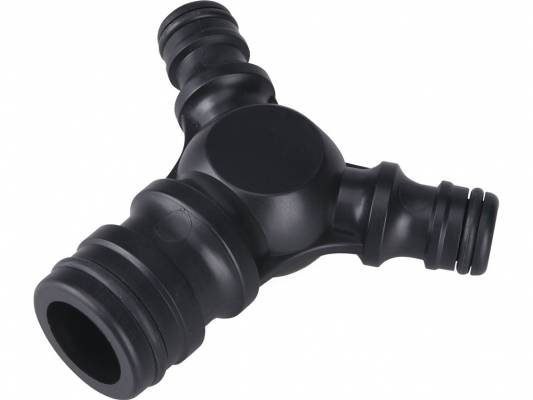 Kuplung csatlakozó (toldó), 1 col, háromutas, 1×1 col plusz 2×1/2col (3/4 col)