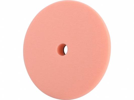 Polírkorong, egybe polírozás, T40, 150×25mm, tengely: 22 mm, narancs, tépőzáras