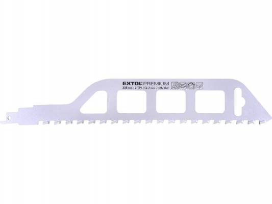 Szablyafűrészlap 1db, Bosch befogás, HM/TCT fogak, 305 mm, 2T fa, kőzet, anyagokhoz, durva vágás