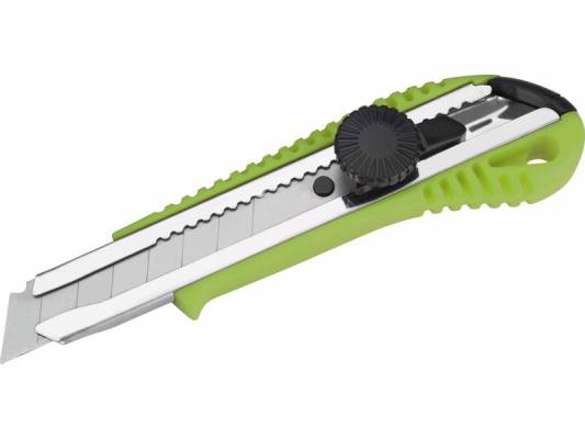 Tapétavágó kés, 18mm, fémház, csavaros rögz. autolock , bliszteren, pótpenge: 9123A (10db) 9134 (horgas törhető-5db)