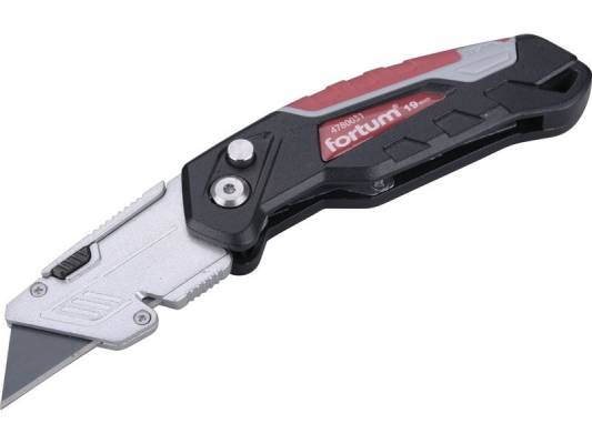 Tapétavágó kés, 4 db pengével, összehajtható ALU nyél, penge gyorscsere