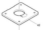 Alátétlemez átlátszó 3700B MAKITA alkatrész (MK-410585-2)