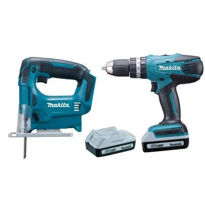 MAKITA 18V G szett HP457 plusz JV183 2x1,3Ah