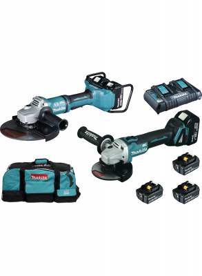 18V LXT Li-ion BL készlet DGA900Z+DGA504Z+3x5,0Ah