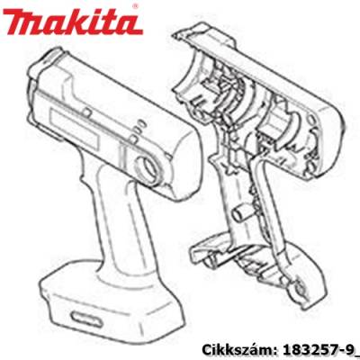 Motorház BTW200 MAKITA alkatrész (MK-183257-9)