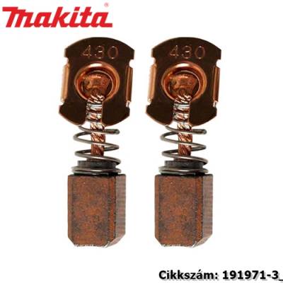 9,7 x 7,2 x 6,9mm szénkefe CB-430 CB-420 1pár/csomag MAKITA alkatrész (MK-191971-3)