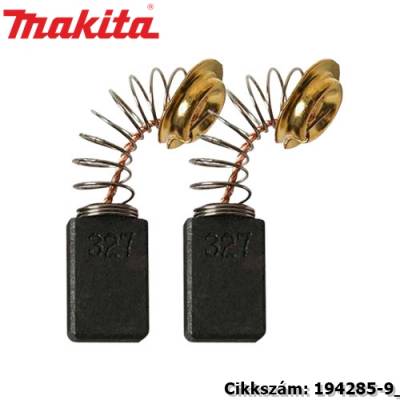 16,8 x 11 x 4,9mm szénkefe CB-327 CB304/CB323 1pár/csomag MAKITA alkatrész (MK-194285-9)