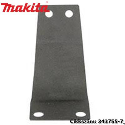 Fogantyú rugalmas alaplemeze H MAKITA alkatrész (MK-343755-7)