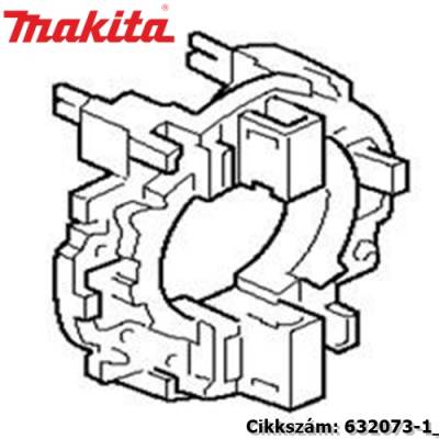 Szénkefetartó-ház, komplett 5 MAKITA alkatrész (MK-632073-1)