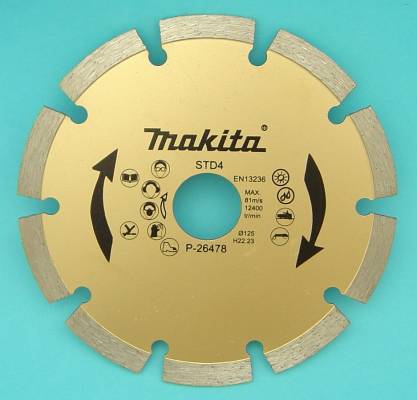 Tárcsa arany 125 mm SB4 H22.23 MAKITA (MK-P-26478)