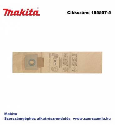 Porzsák T2 DVC860 MAKITA 5db/csomag (MK-195557-5)