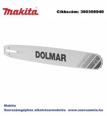 Láncvezető 25cm 1,1mm 3/8" MAKITA DOLMAR (MK-360308940)