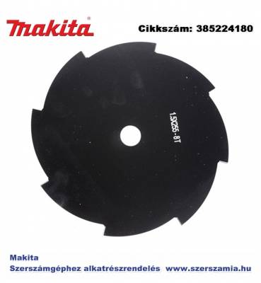 Bozótvágó 8 fogú 255 x 20 mm OP2 MAKITA (MK-385224180)